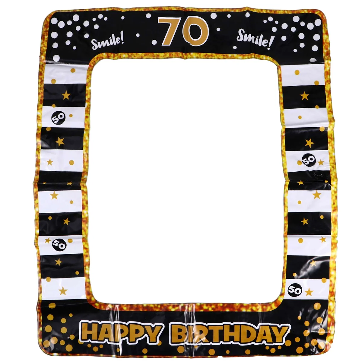 1Pcs Birthday Inflatable PVC Photo Frame Creative Festival Party Supply Unique Photo Prop Lightweight Fun Elements for Carnival