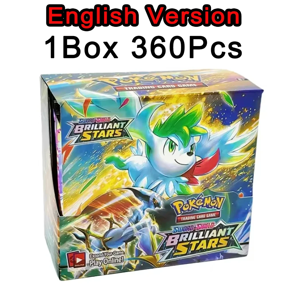 Boîte de 360 cartes Evolutions Battle Style Booster, jeu de cartes à collectionner TCG, cartes à collectionner pour enfants, jouet