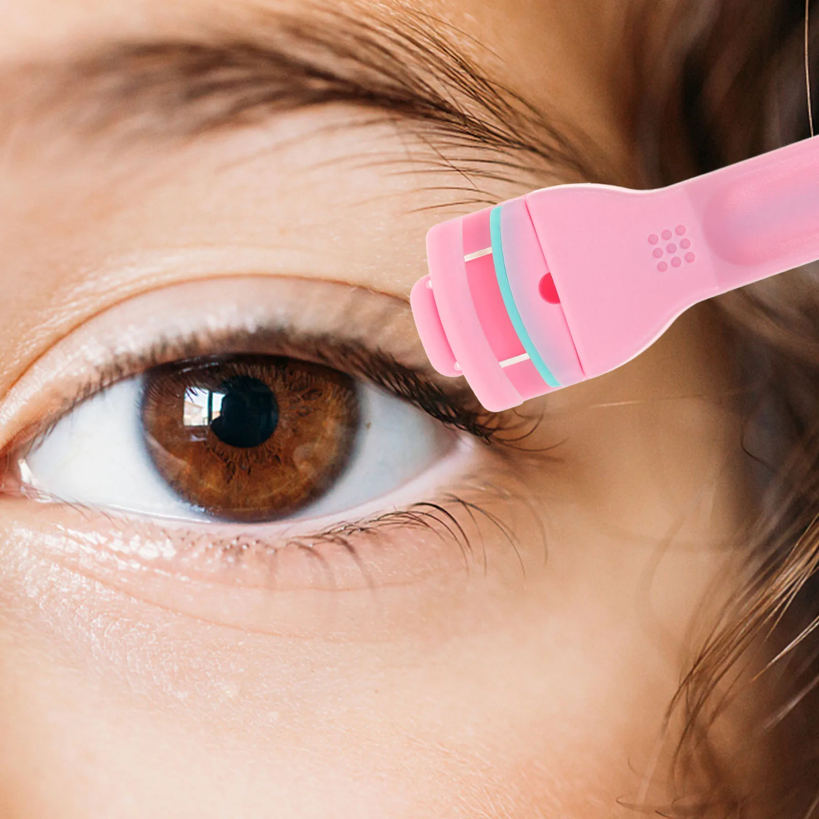 

2pcs Eyelash Curler Plastic Makeup Tool Lightweight Portable Clamp Travel Easy Hold Durable Stylish Curling Lashes