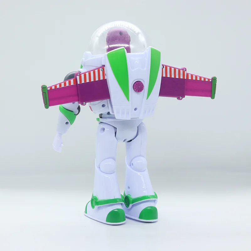 شخصية ريترو توي ستوري باز لايت يير، لعبة المشي والصوت الكهربائية مع تضيء، هدية عيد الميلاد للأطفال