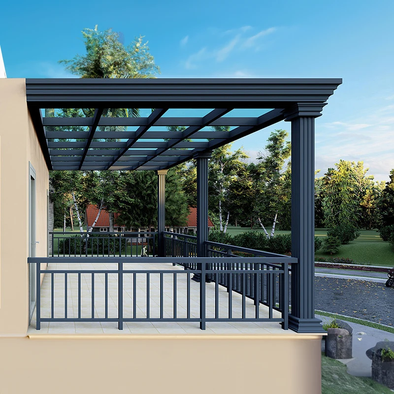 Innovative Modern Aluminum Glass Sunroom with Alloy Frame Customizable Sizes for Backyard Patio Garden sunroom
