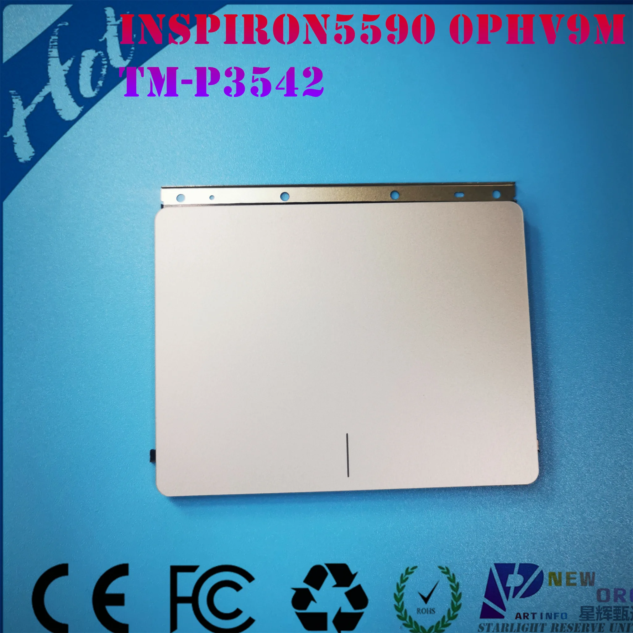 

Laptop touchpad for DELL INSPIRON 5593 5594 3590 3583 3584 5598 Series Free SLIVER and Black mylar plate TM-P3542 0PHV9M