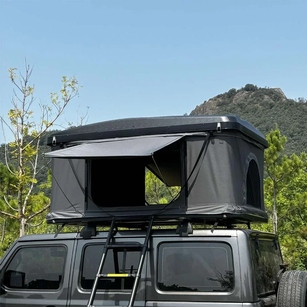 Newly Upgraded Yeyun Factory Custom Design Hard Shell Camper Trailer Off-road Vehicle Roof Tent 4X4 Camping Waterproof