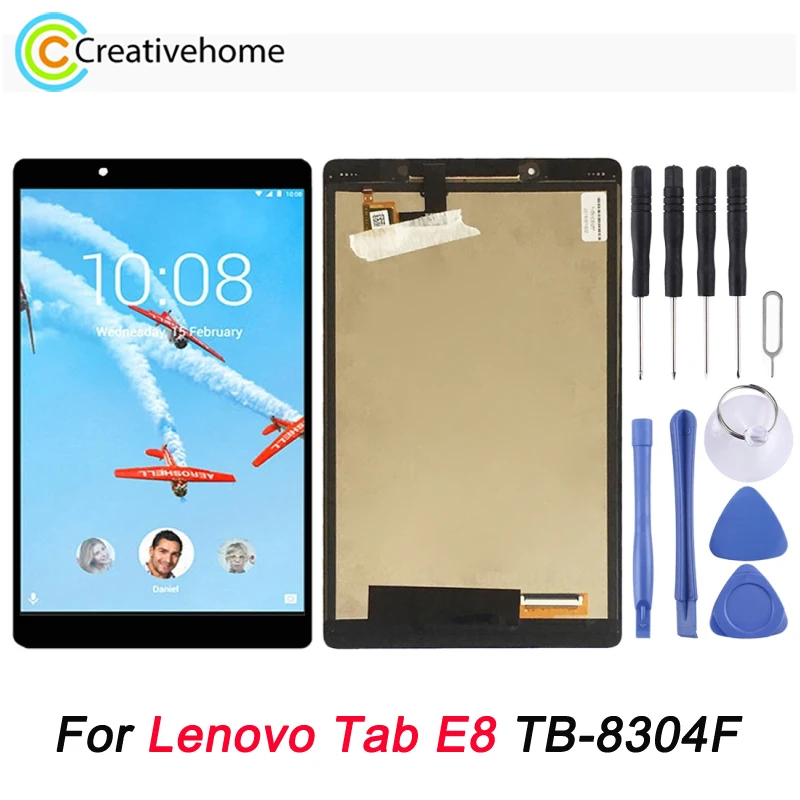 

Высококачественный ЖК-экран для Lenovo Tab E8 TB-8304F, ЖК-дисплей и дигитайзер, полный комплект, ремонт, Запасная часть