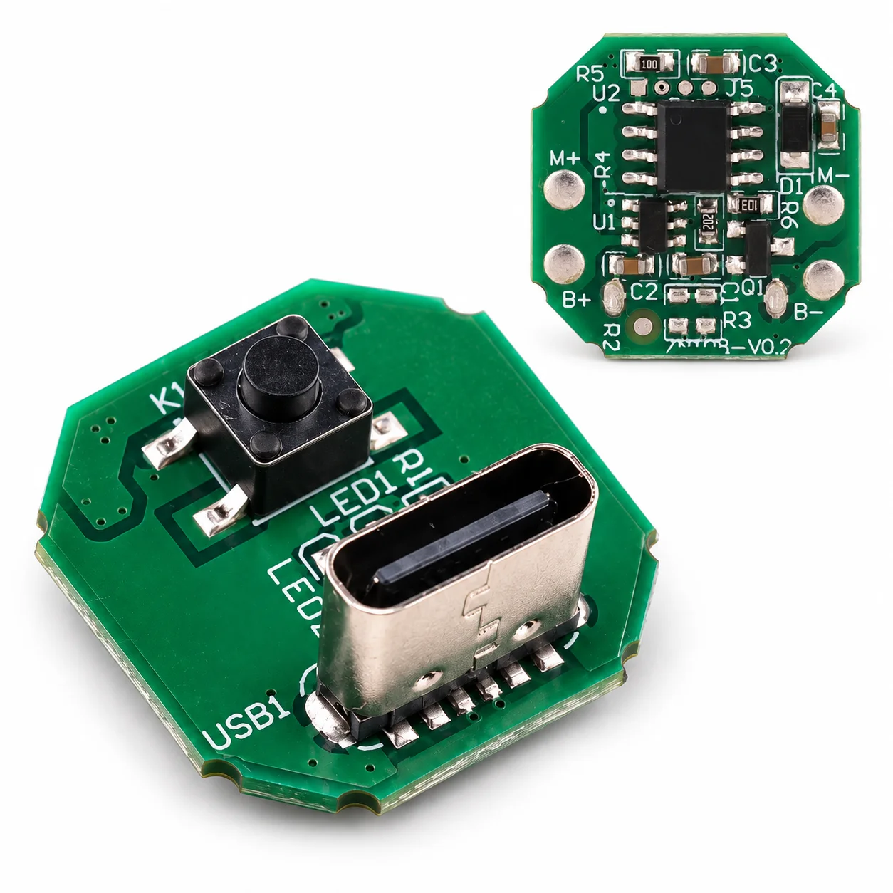 ZhonNa Mini Type-C Lithium Battery Charging PCB Board Ultra Light DIY Power Module Physical Switch Tool Instrument Accessory Kit
