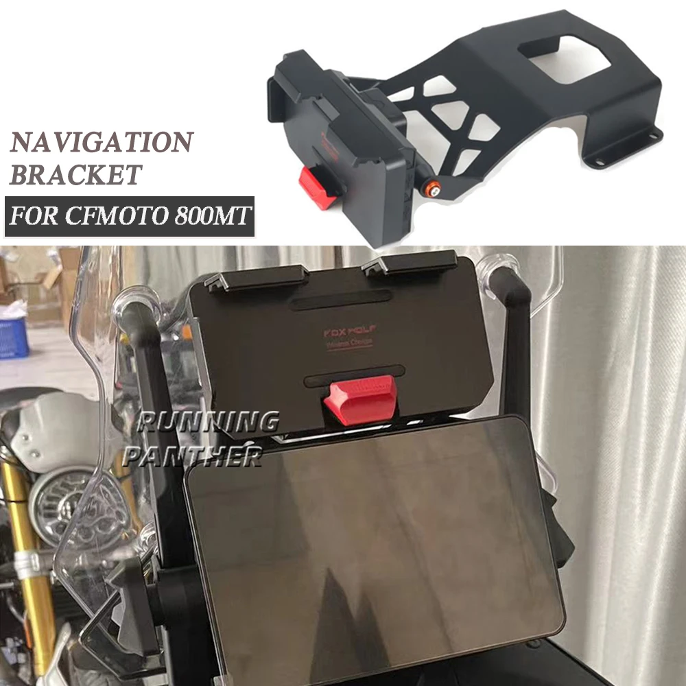 

New Motorcycle Accessories Stand Holder Phone Mobile Phone GPS Navigation Plate Bracket For CFMOTO 800MT 800mt 800 MT 2023