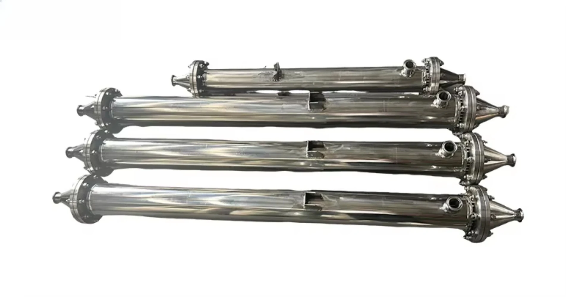 Double Tube Sheet Heat Exchanger-Sanitary-Grade Stainless Steel Eco-Friendly Safety Heat Transfer Equipment for Chemical/Food