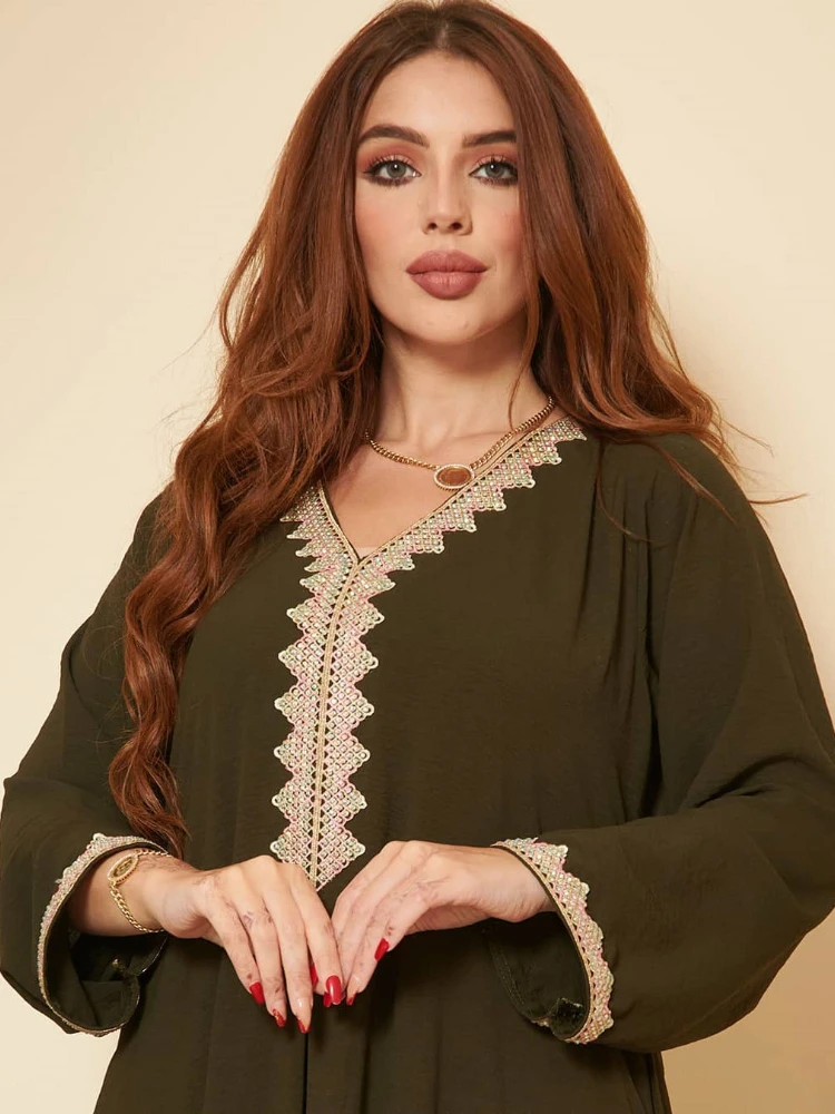 Eid Mubarak szata damska maroko sukienka Abaya Femme długie sukienki na imprezę modlitwa Ramadan Kaftan Abaya Dubai Arab indyk Islam Vestidos