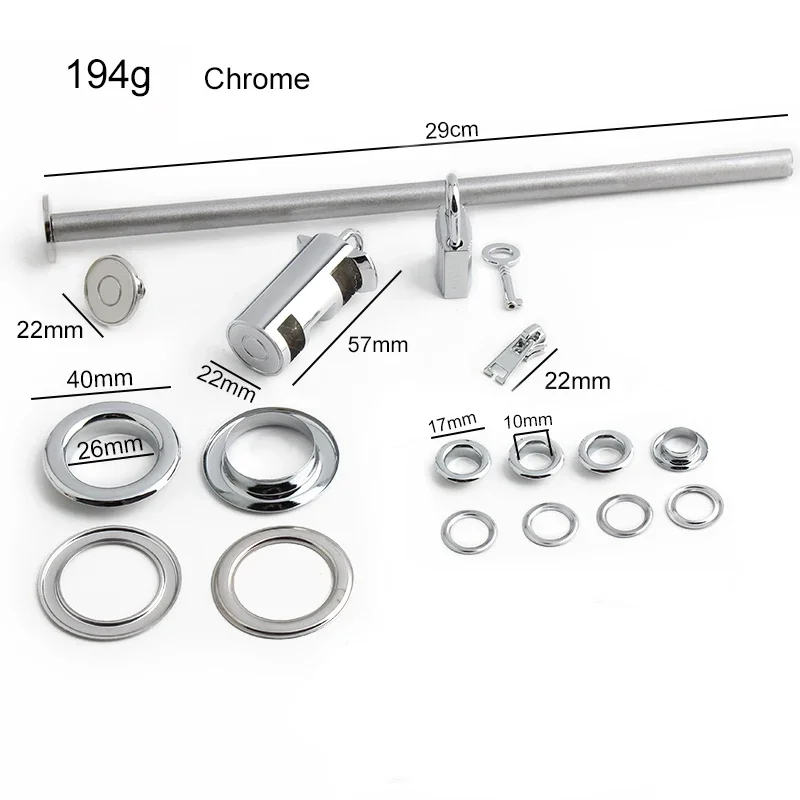 1/4/10Sets Metal Clasp Lock For Women Handbags Shoulder Bags Closures Snap Clasps Plates Buckle Turn Twist Locks DIY Accessories