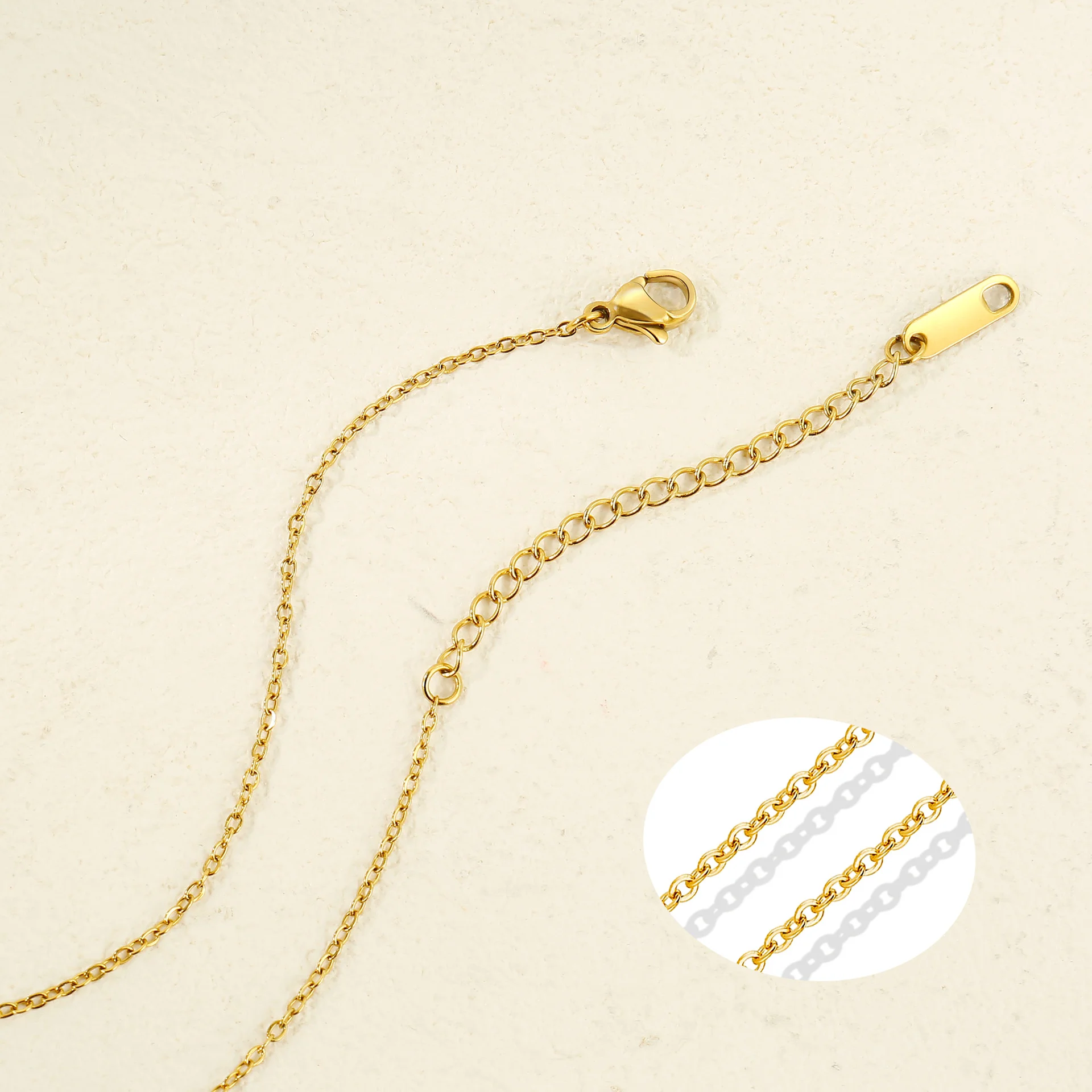 Badu جوهرة الميلاد قلادة الفولاذ المقاوم للصدأ 18K مطلية بالذهب الملونة الزركون قلادة قلادة للنساء هدايا مجوهرات فاخرة عصرية