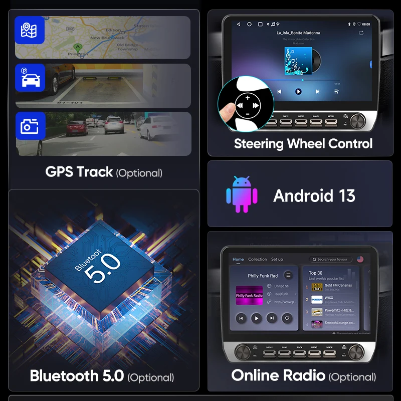 راديو سيارة لاسلكي من AWESAFE لـ Iveco اليومي ، ستيريو سيارة أندرويد أبل مع أزرار ، وسائط متعددة ، نظام تحديد المواقع ، 4G