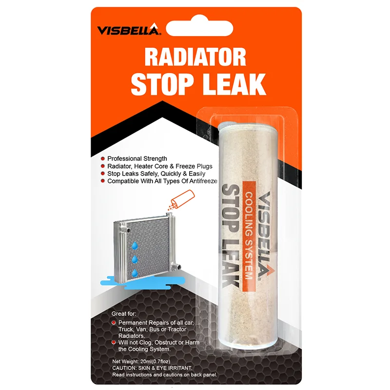 Visbella 20G Auto Koelsysteem Sealer Radiator Stop Lek Poeder Auto Radiator Water Lek Stop Poeder