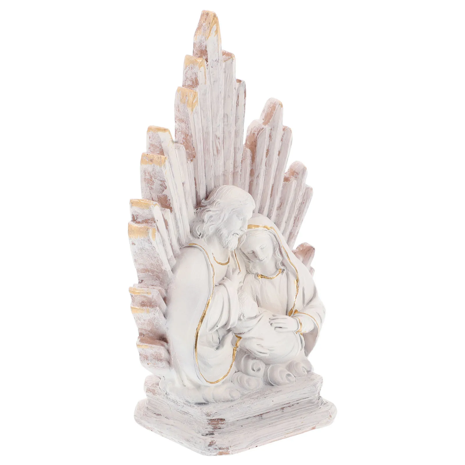 

Resin Cozy Family Sculpture Desktop Ornament Decor Handicraft Statue European Ornaments European Ornaments