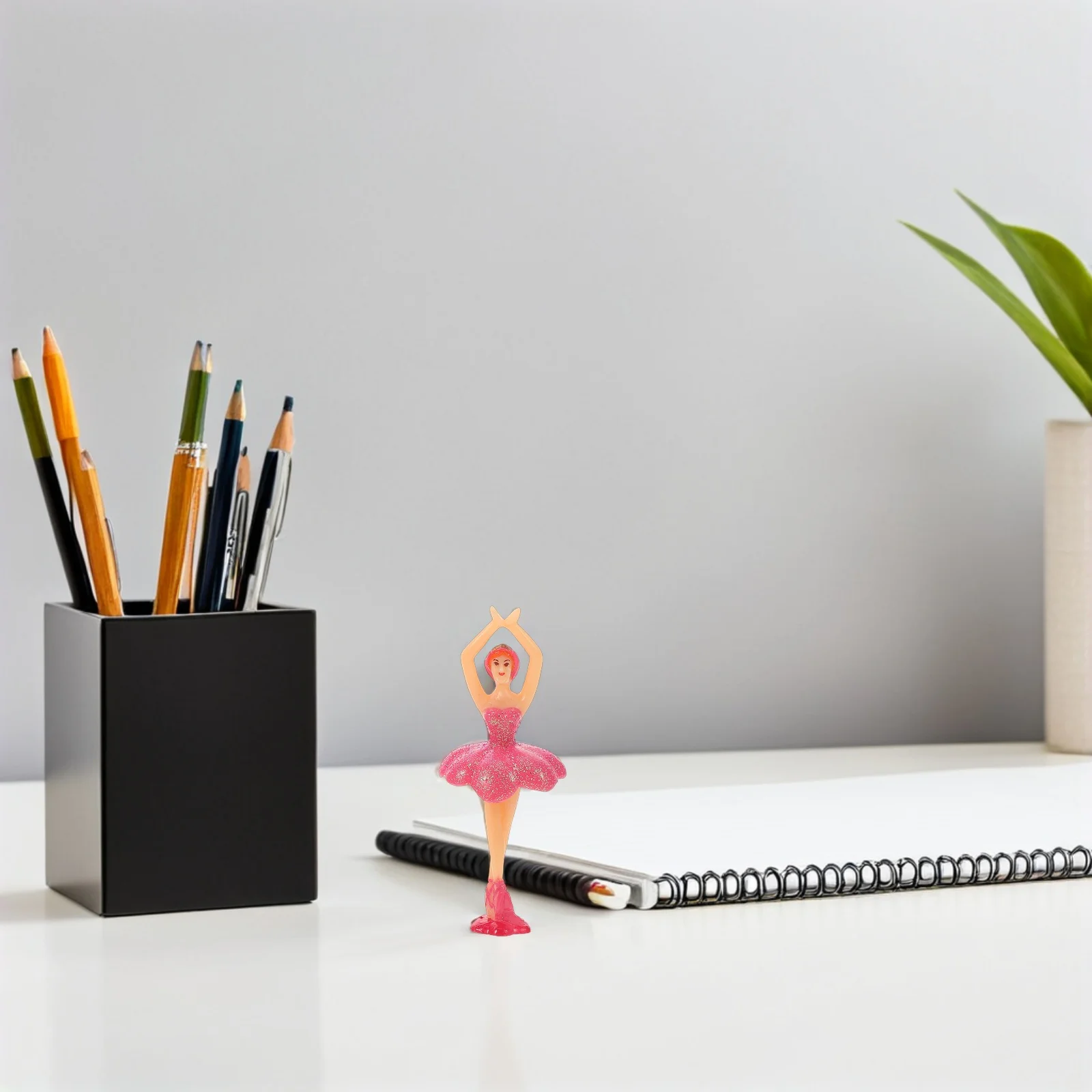 

6Pcs Ballet Dancing Girl Music Box Rotating Ballet Figure Cake Decoration Birthday Supplies Ballerina Figurines