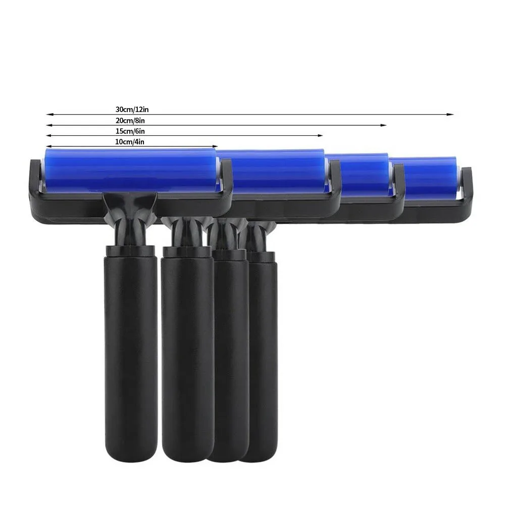 Sticky Silicone Roller Anti-static Dust Hair Small Debris Removal Sticky Roller Cleaning Tool 4 inch
