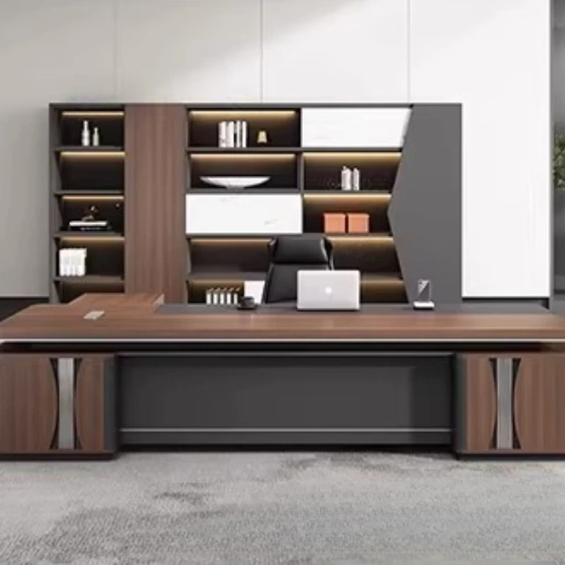 Luxury Executive Office Desk Minimalist Aesthetic Multifunctional Design Office Desk Nordic Crafts Tavolino Trendy Furniture