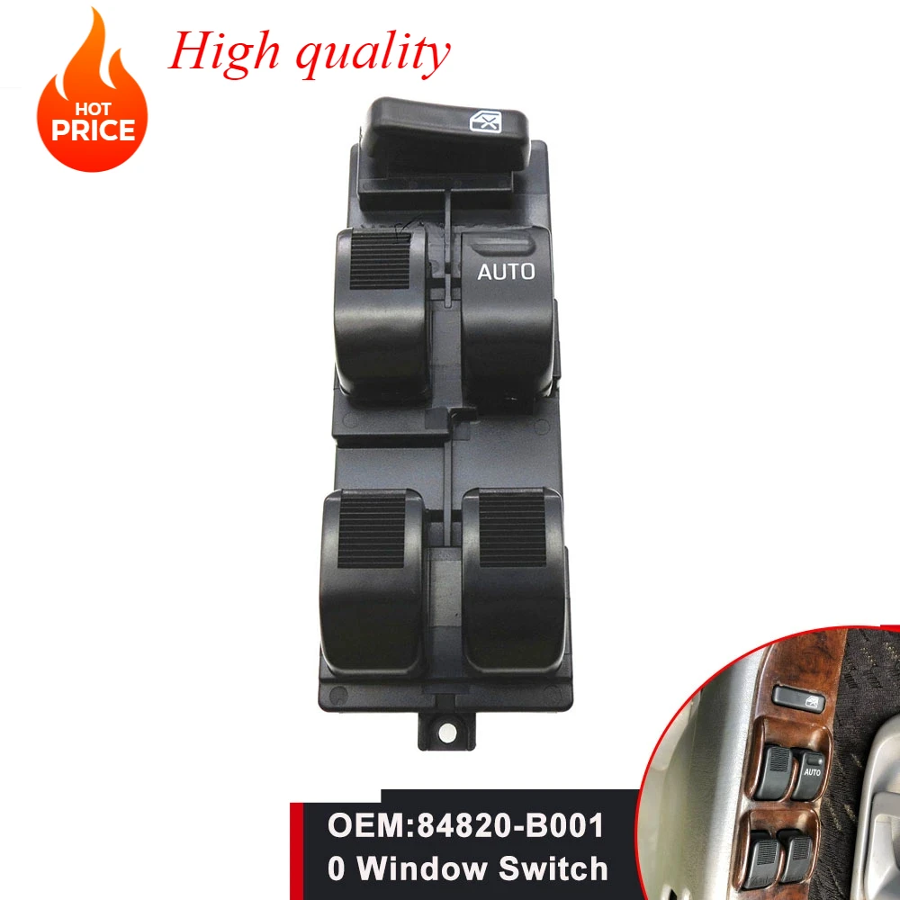 

84820-B0010 84820B0010 Power Window Lifter Master Control Switch For Toyota Avanza Sparky Cami Duet Daihatsu Terios Auto Parts