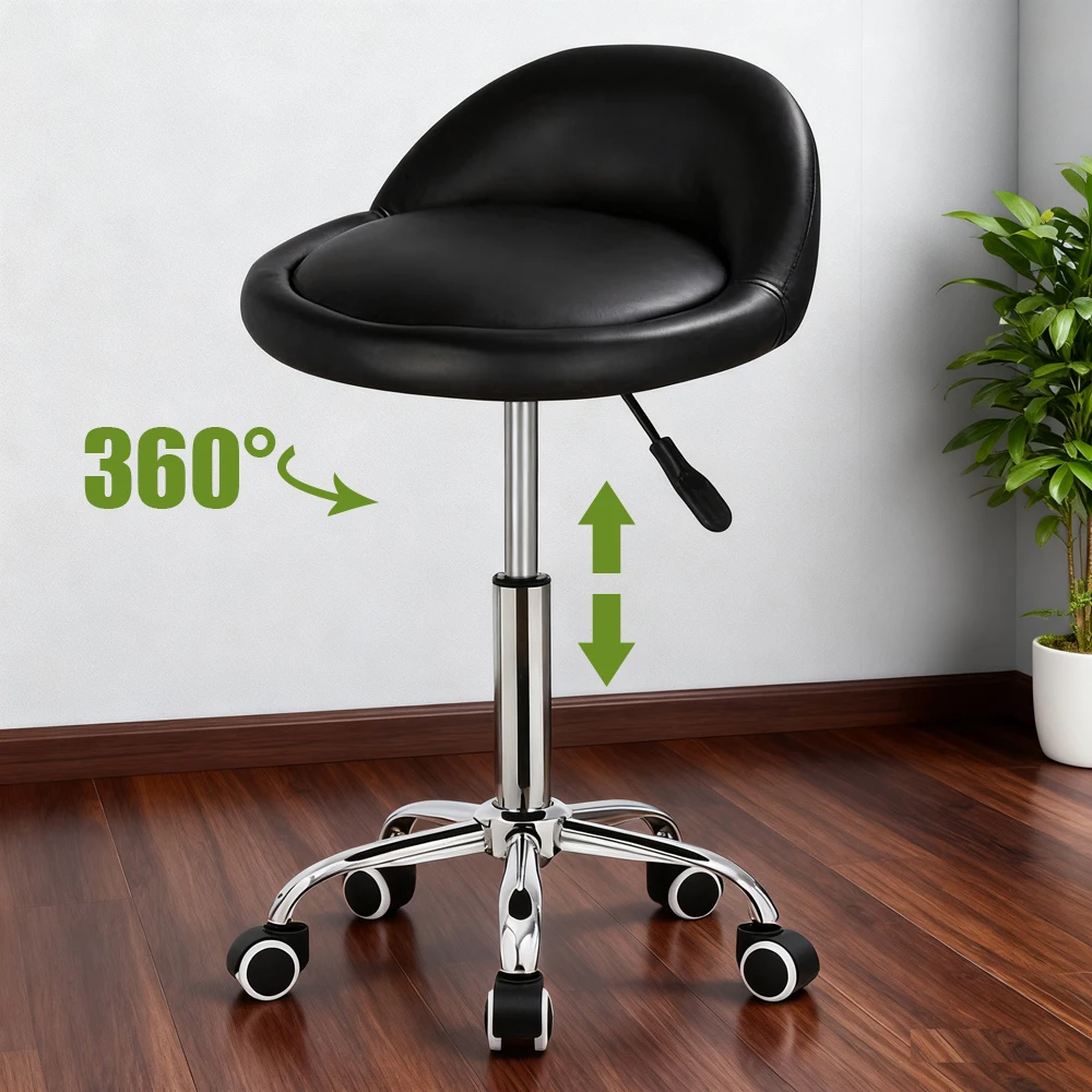 بو الجلود رفع كرسي الجمال مقعد الأسنان قطب تعديل الارتفاع كرسي العمل للمنزل صالون الشعر كرسي مكتب البراز #1