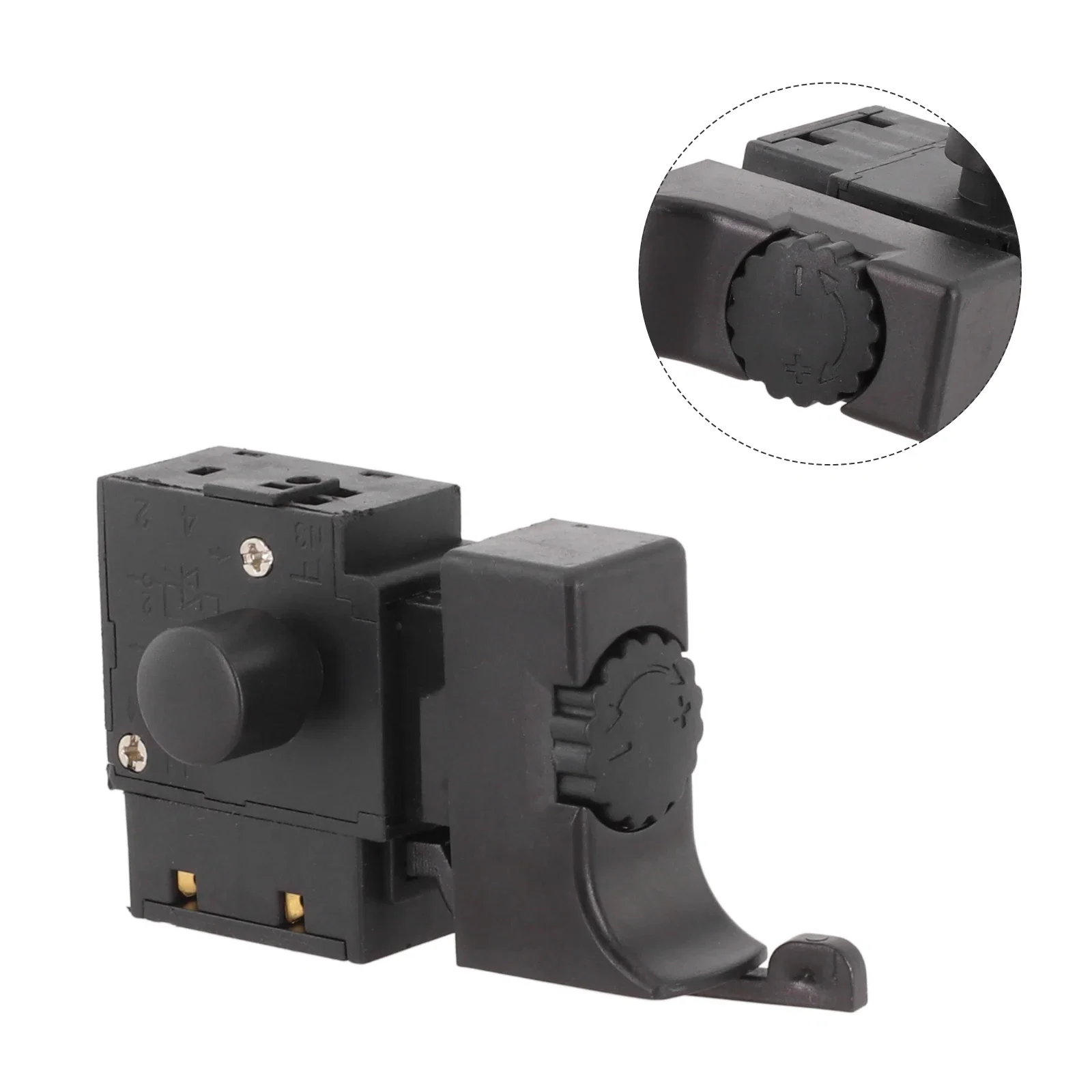 Drill Speed Controller Power Tool Trigger DIY Projects Plastic Shell Wide Range Of Applications Easy To Assemble