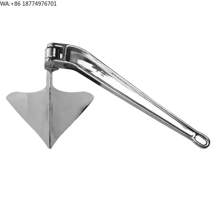 

Зеркально полированный якорь из нержавеющей стали 316 для судов и катеров, морской плужный якорь