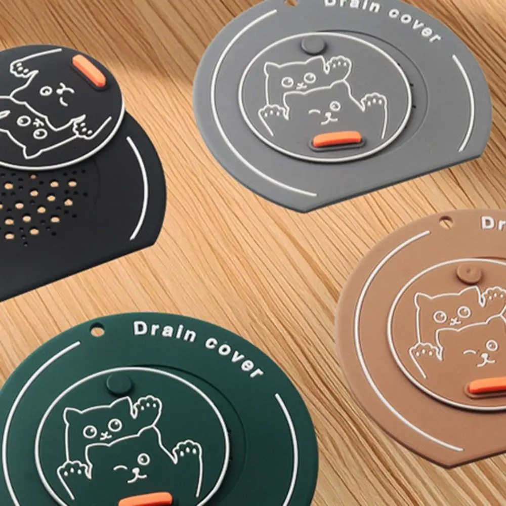 

Insect-proof Floor Drain Cover Reusable Drain Stopper Silicone Drain Cover Anti-Odor Thickened Sewer Pipe Cover