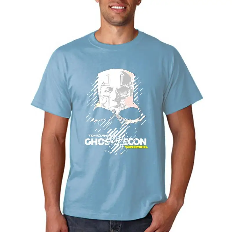 Top Printed T-shirt crew neck short sleeve casual T-shirt tom clancys ghost recon wildlands