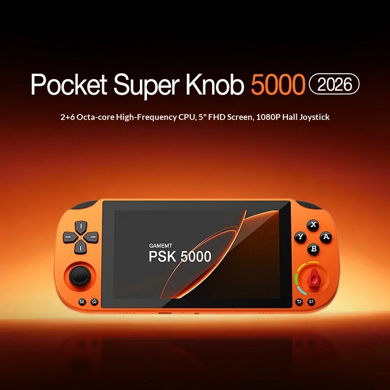 Retroid Pocket Style Psk5000 Retro Handheld Video Game Player Android 5 Inch Fhd Screen Portable Gaming Device Support Ps2 Psp
