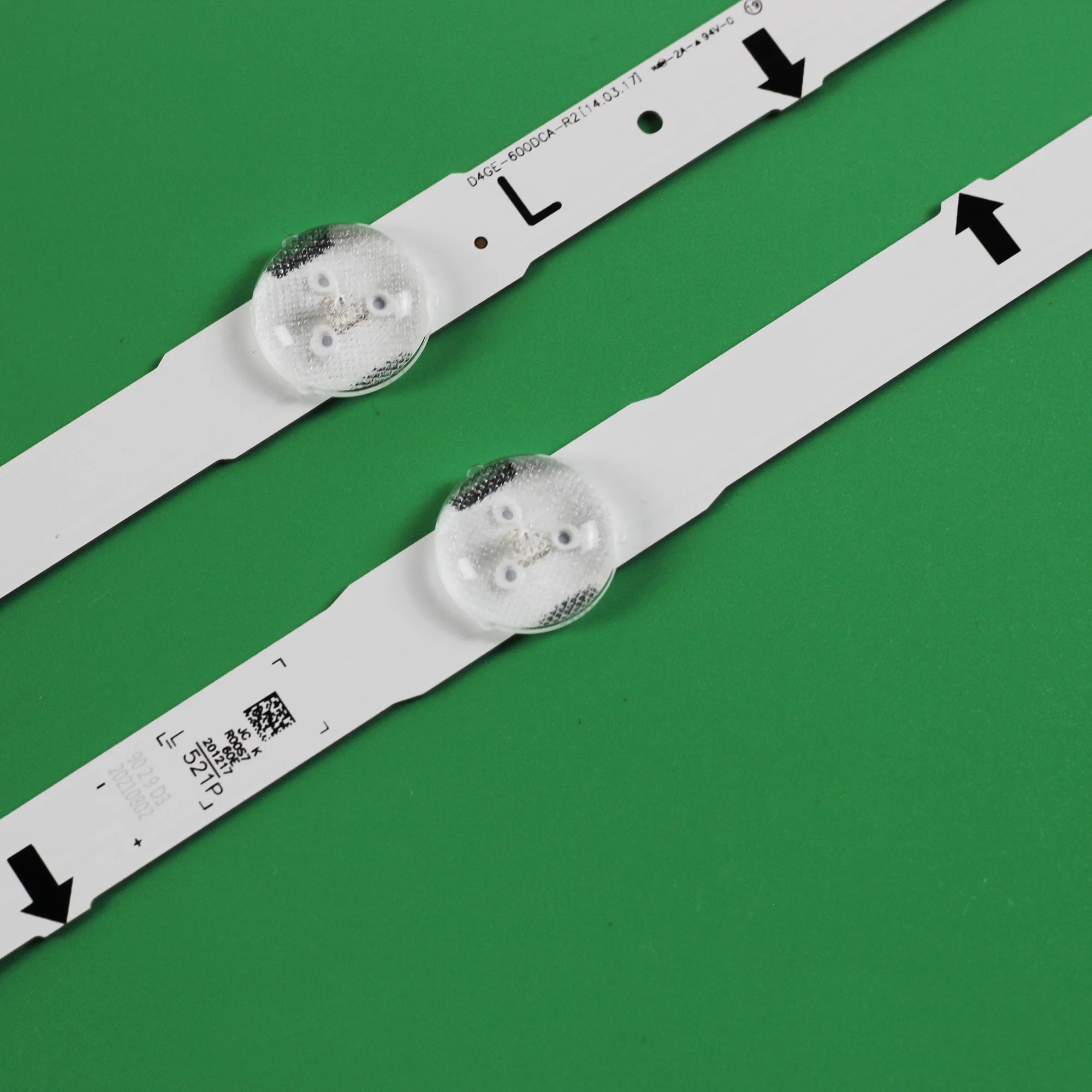 Tira de luz de fundo LED para Samsung, novo, 2014SVS60F, 3228, D4GE-600DCA-R2, D4GE-600DCB-R2, UE60H6300, UE60J6240, UN60H6350, UA60H6400, 14pcs