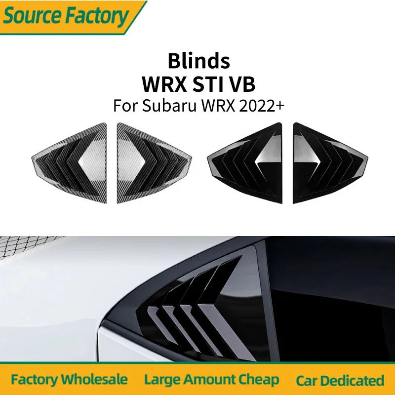 Эмблемы, Лидер продаж для Subaru WRX STI VB 2022 2023 2024 2025, треугольная оконная жалюзи, автомобильная наклейка, модификация внешнего украшения Эмблемы, Лидер продаж для Subaru WRX STI VB 2022 2023 2024 2025, треугольная оконная жалюзи, автомобильная наклейка, модификация внешнего украшения