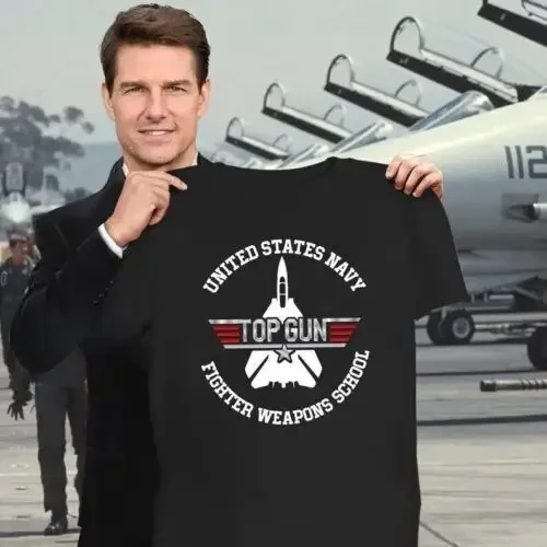Neues Maverick Top Gun T-Shirt, Tom Cruise Shirt, Film Reprint T-Shirt S-5Xl