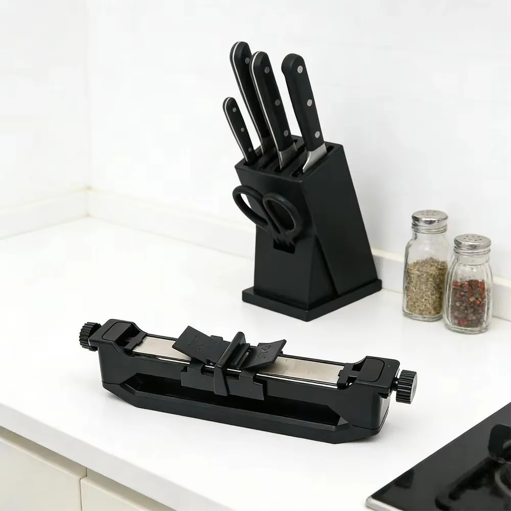 Professional with Angles Guides Knife Sharpener Handheld Multifunctional Kitchen Tool Fast Sharpening Blade Opener Kitchen