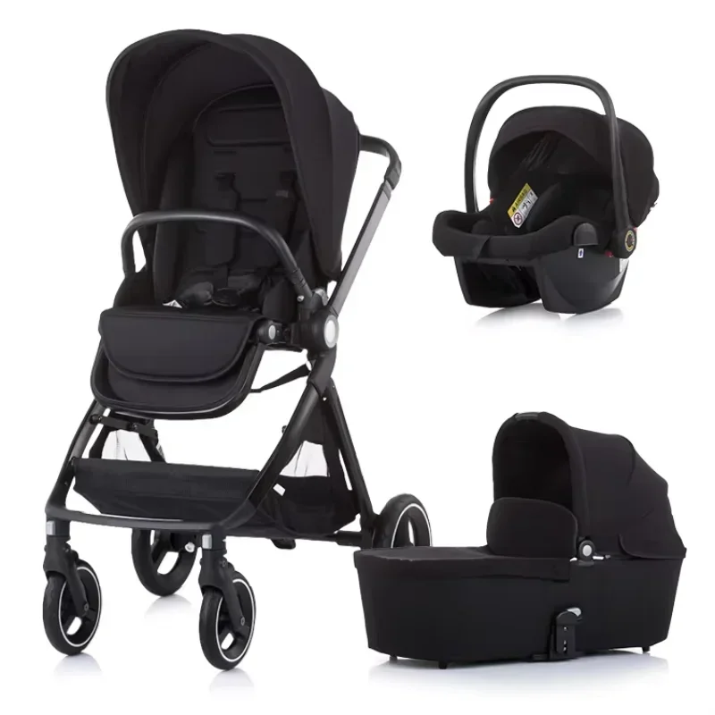 

High quality folding european style pram baby pushchair 2 in 1 baby stroller with car seat