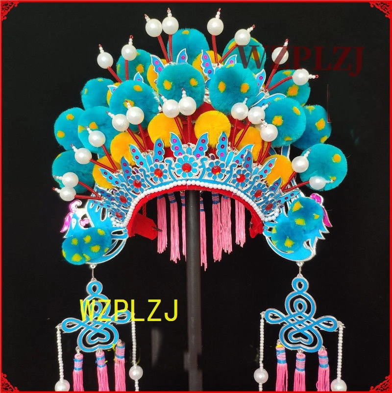 Drama Peking Opera Headdress Mascot Costume Performance Stage Park  Carnival