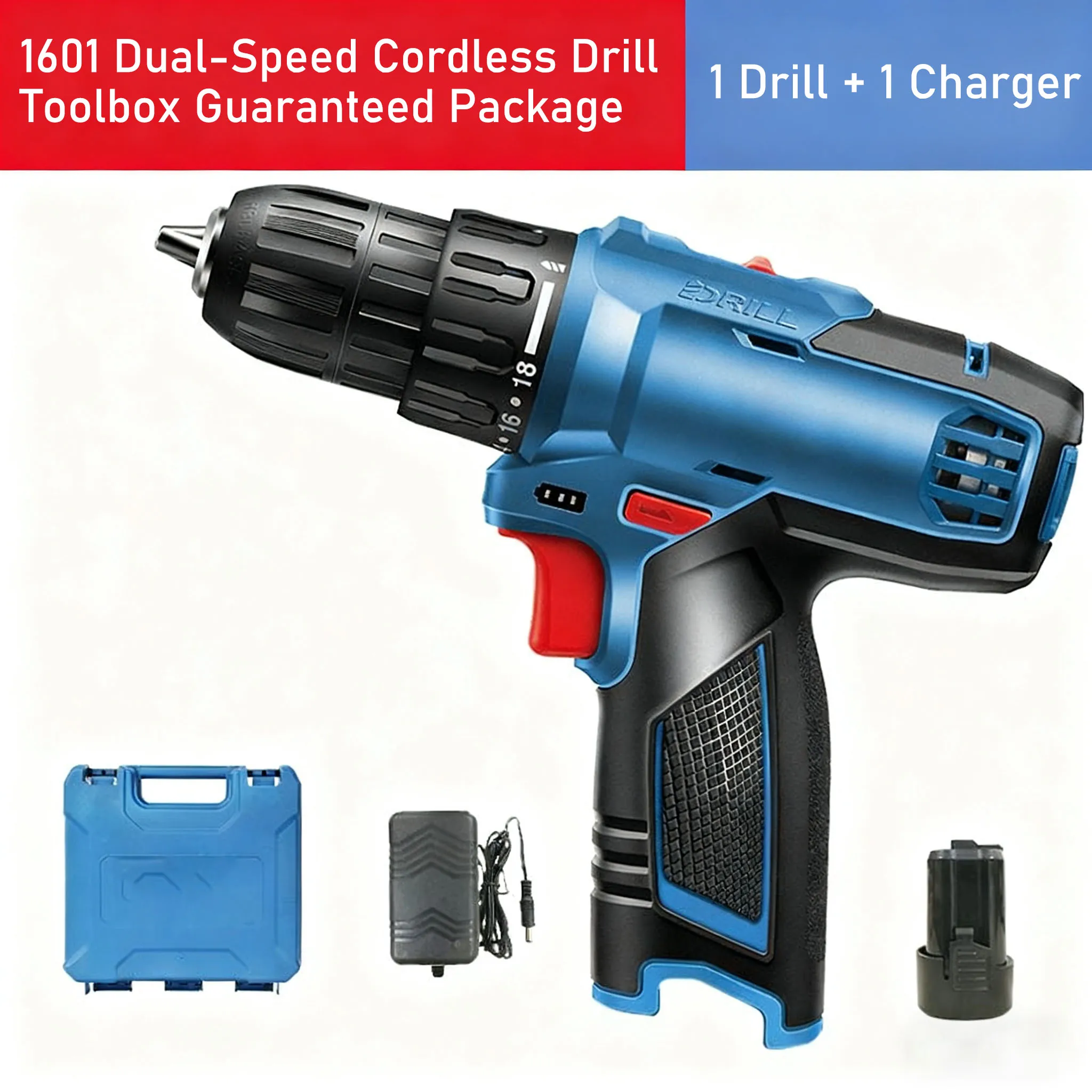Factory Direct Home Use Impact Drill Brushless Lithium-Ion Cordless Drill Cordless Power Tool Set