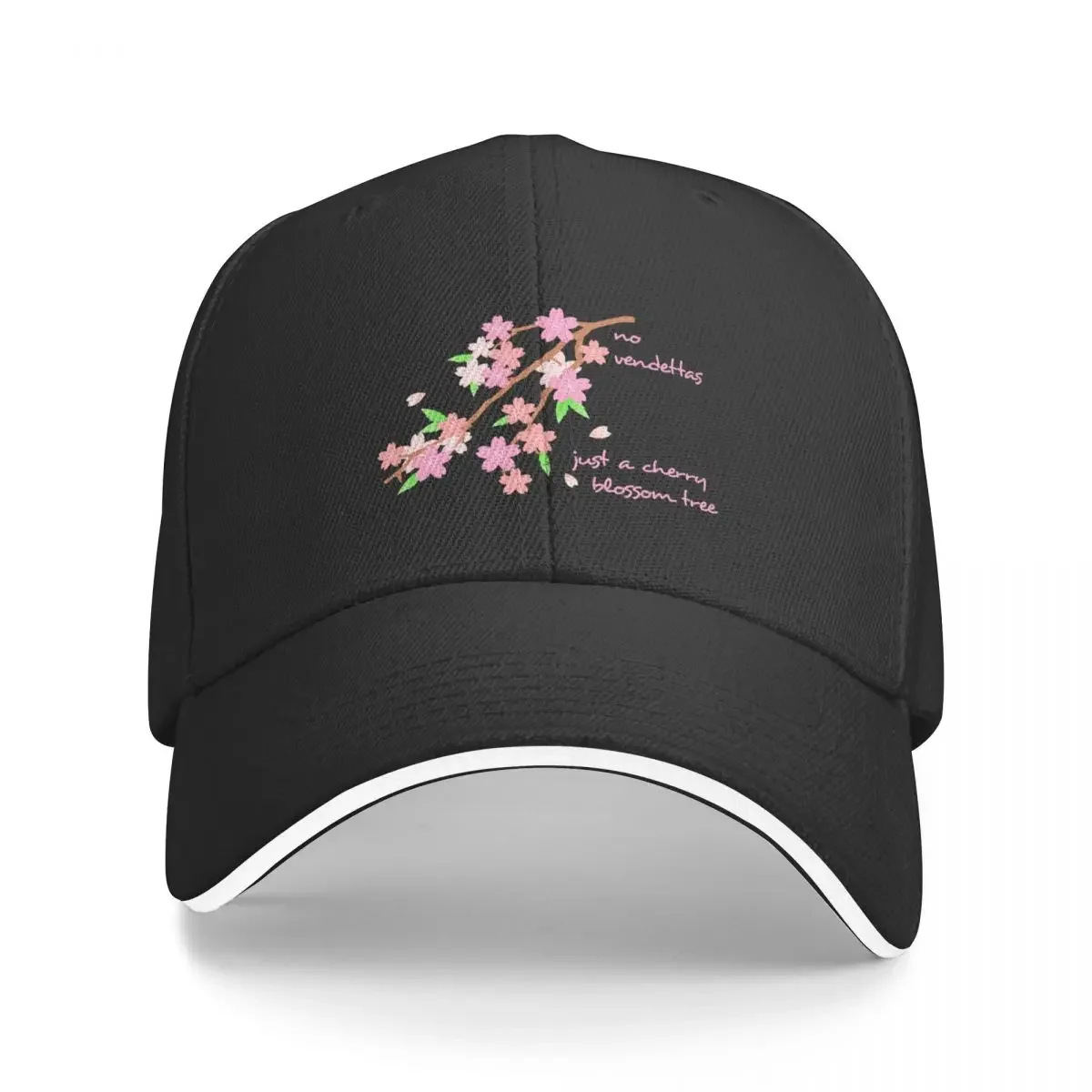 Manic Street Preachers - Geen leveranciers, Just A Cherry Blossom Tree Baseball Cap verjaardag aangepaste Hoed strandhoed Golf Heren Dames