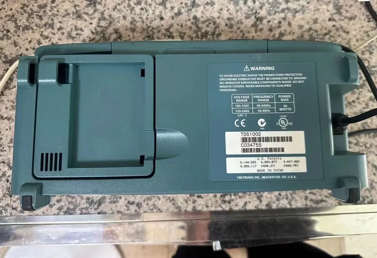 Osciloscópio de armazenamento digital de dois canais original TDS1002