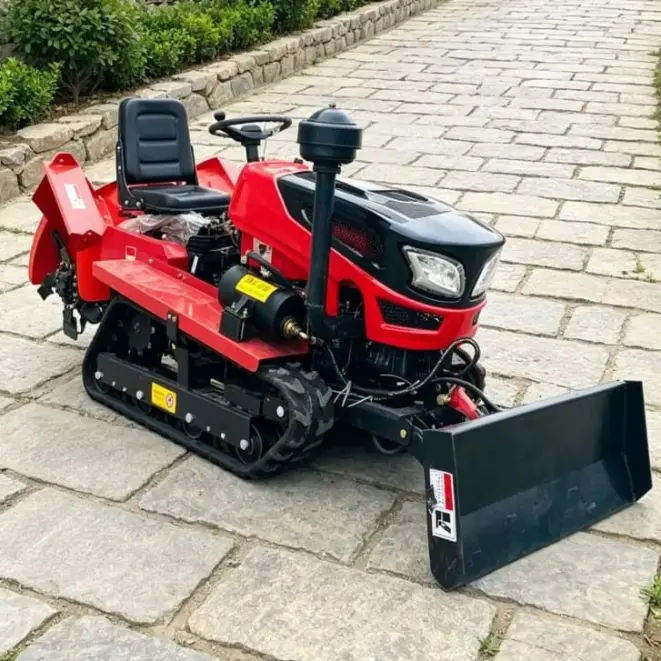 

Customized 2026 New Model Rotary Tiller, Ride-on Rotary Tractor for Farms and Farmland, Crawler Ploughing Rotary Cultivator