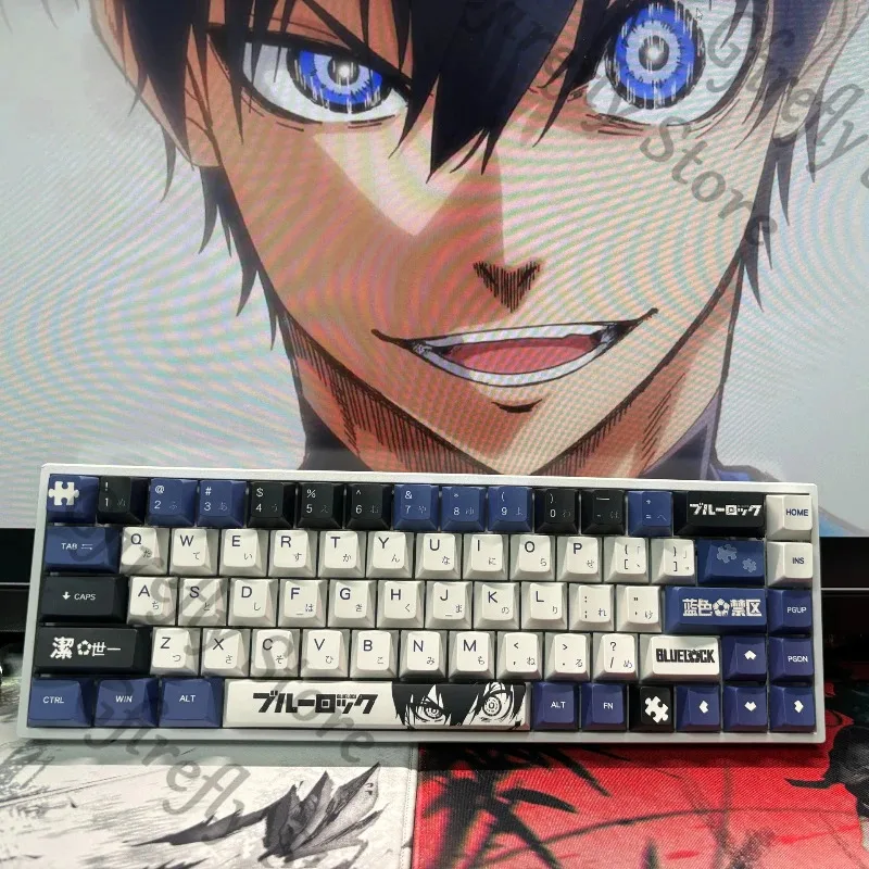 Serie de Anime BLUE LOCK Craft teclado tapa ordenador Kforce colegas Isagi Yoichi Keycap decorar regalo de ambido