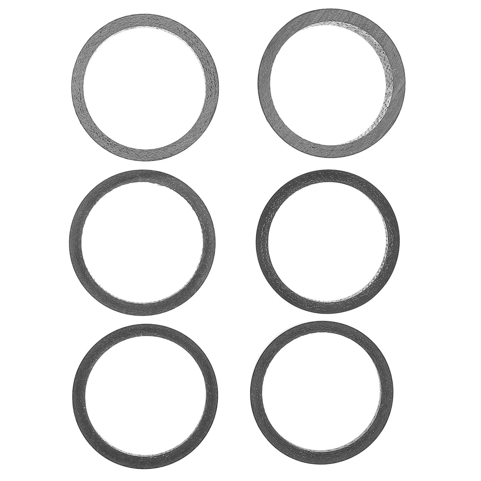 

6Pcs Carbon Fiber Headset Spacer Lightweight Wear Resistant Road Bike Stem Spacer Bike Parts Headset Spacers Stem