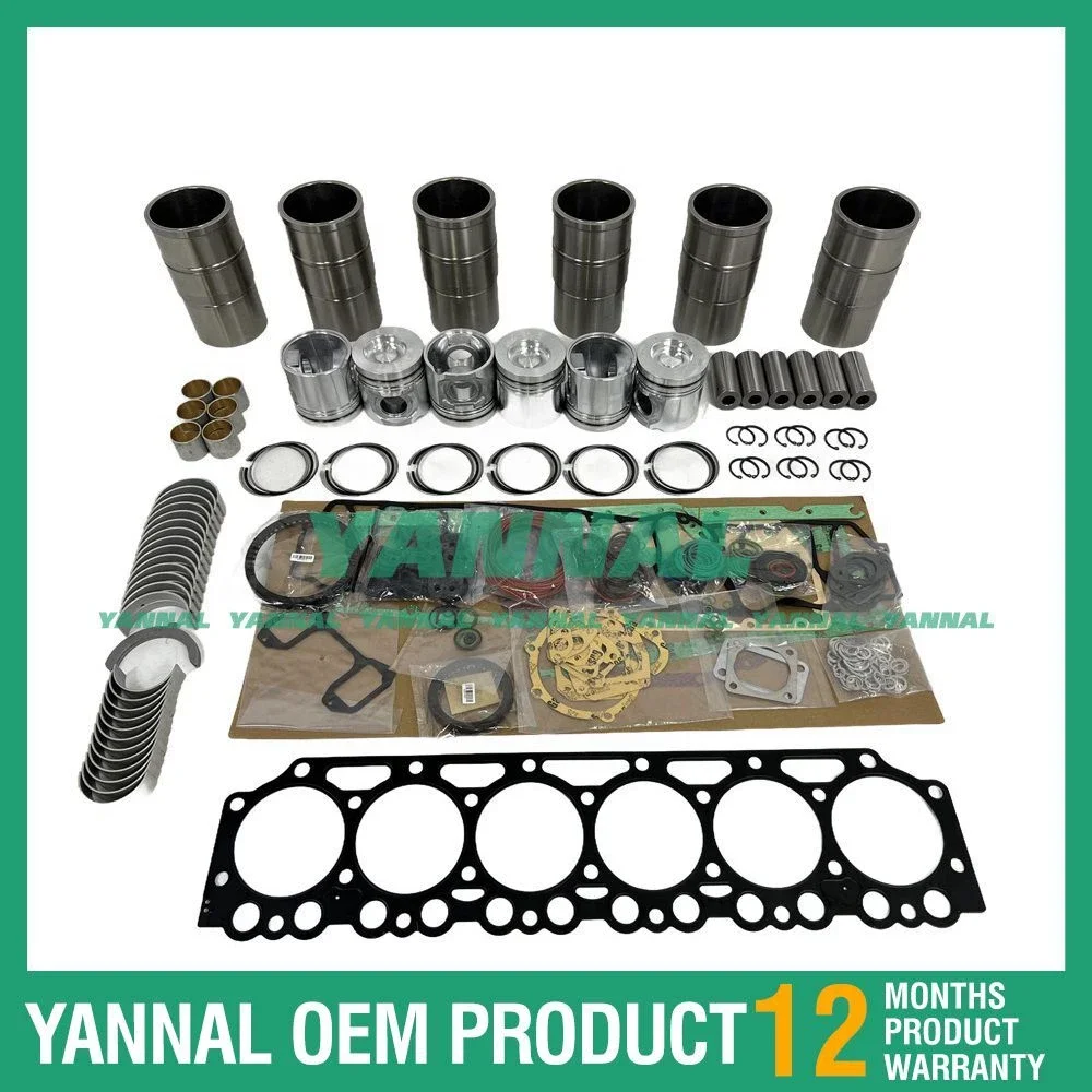

New D7D Overhaul Rebuild Kit With Gasket Set Bearing For Volvo D7D Engine