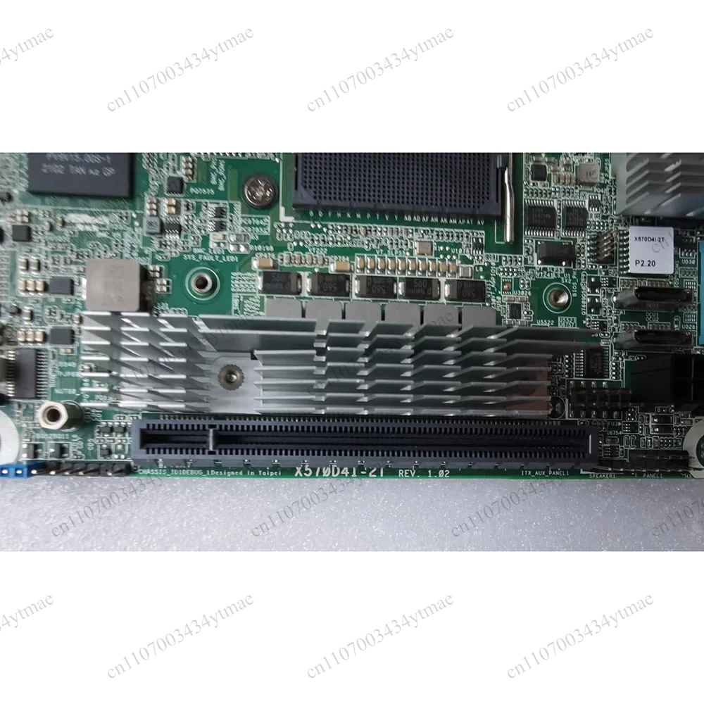 Carte mère de serveur X570D4I-2T, 4 emplacements SO-DIMM, Mini ITX, pour PC industriel et serveur de stockage