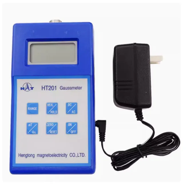 Tesla/ Gauss /Digital Magnetic Flux Meter DC 2000mT HT201 Gauss Meter High Quality w