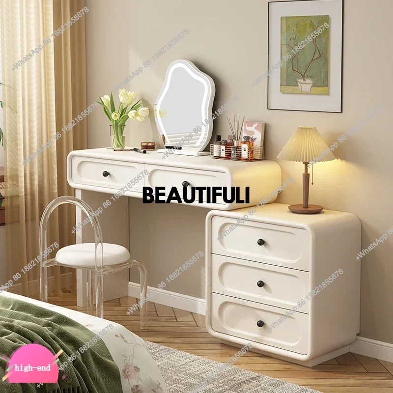 

Зеркало для хранения, туалетные столики, стул с подсветкой, белые роскошные туалетные столики для макияжа, деревянная мебель для девочек Coiffeuse De Chambre