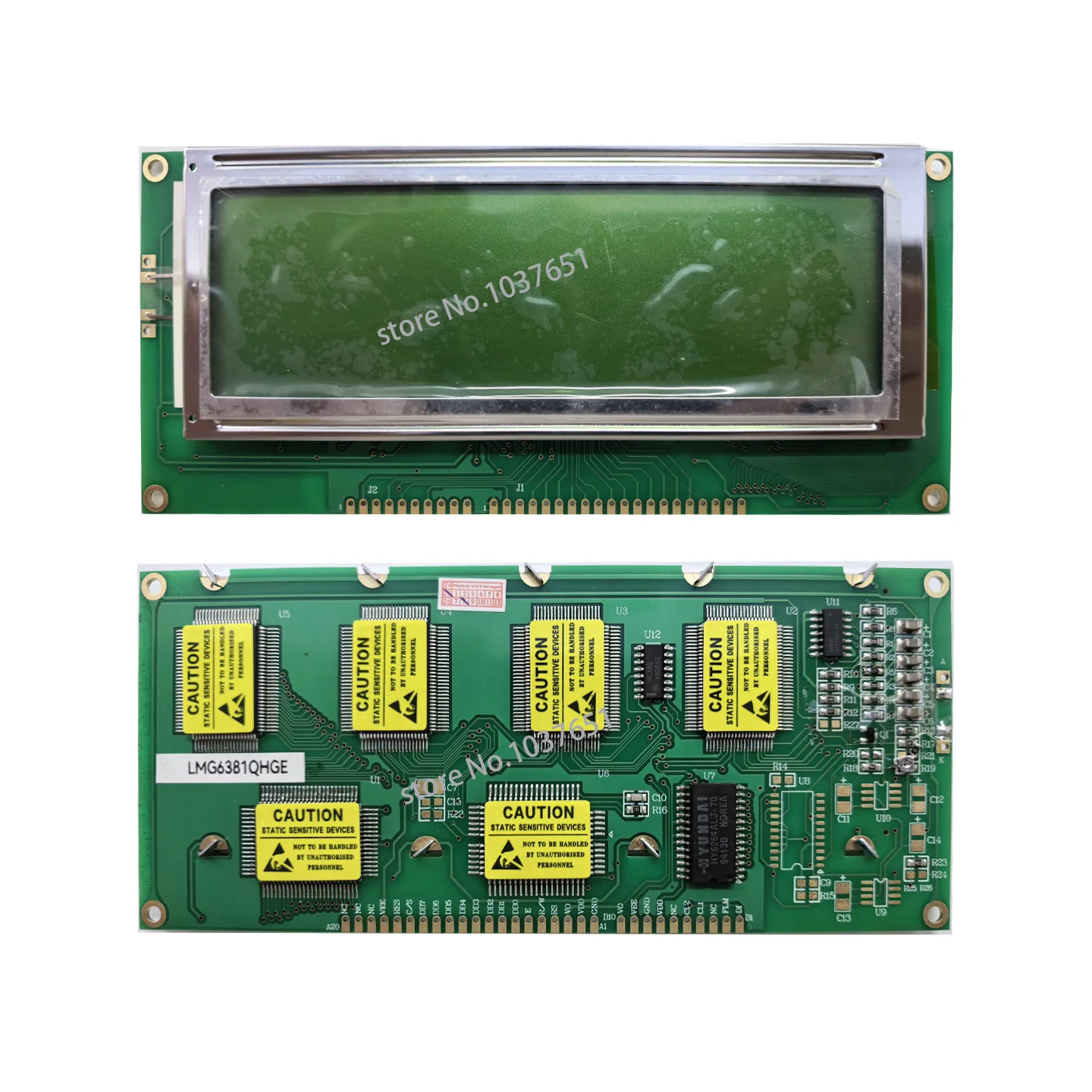 LMG6382QHFR LMG6381QHGE وحدة عرض Lcd جديدة متوافقة 240x64 شاشة خضراء