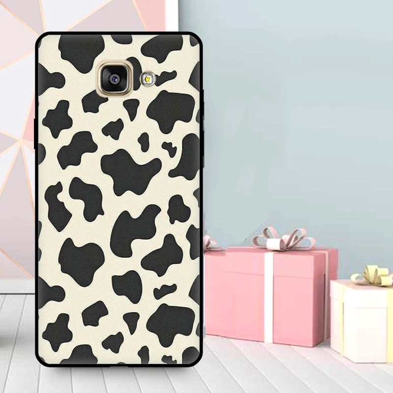 Leopard Print Pattern Cow Case For Samsung Galaxy J7 J5 J3 2017 J1 A3 A5 2016 A9 A7 A6 A8 J8 2018 J6 J4 Plus Cover view 2