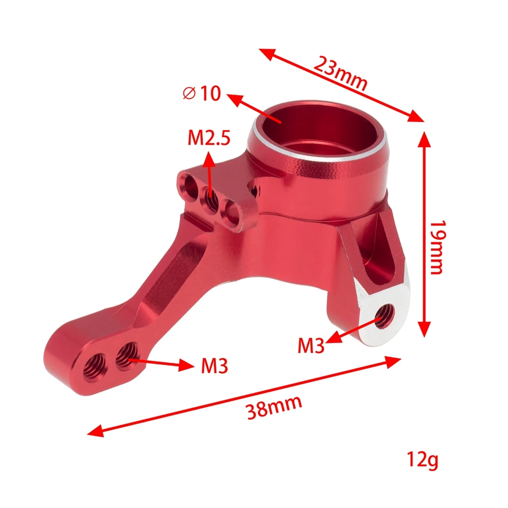 Kit di parti di aggiornamento in metallo da 10 pezzi Bracci di sospensione Braccio a snodo per Traxxas 4-Tec 2.0 3.0 4Tec 2.0 VXL 1/10 RC On-Road Car,B