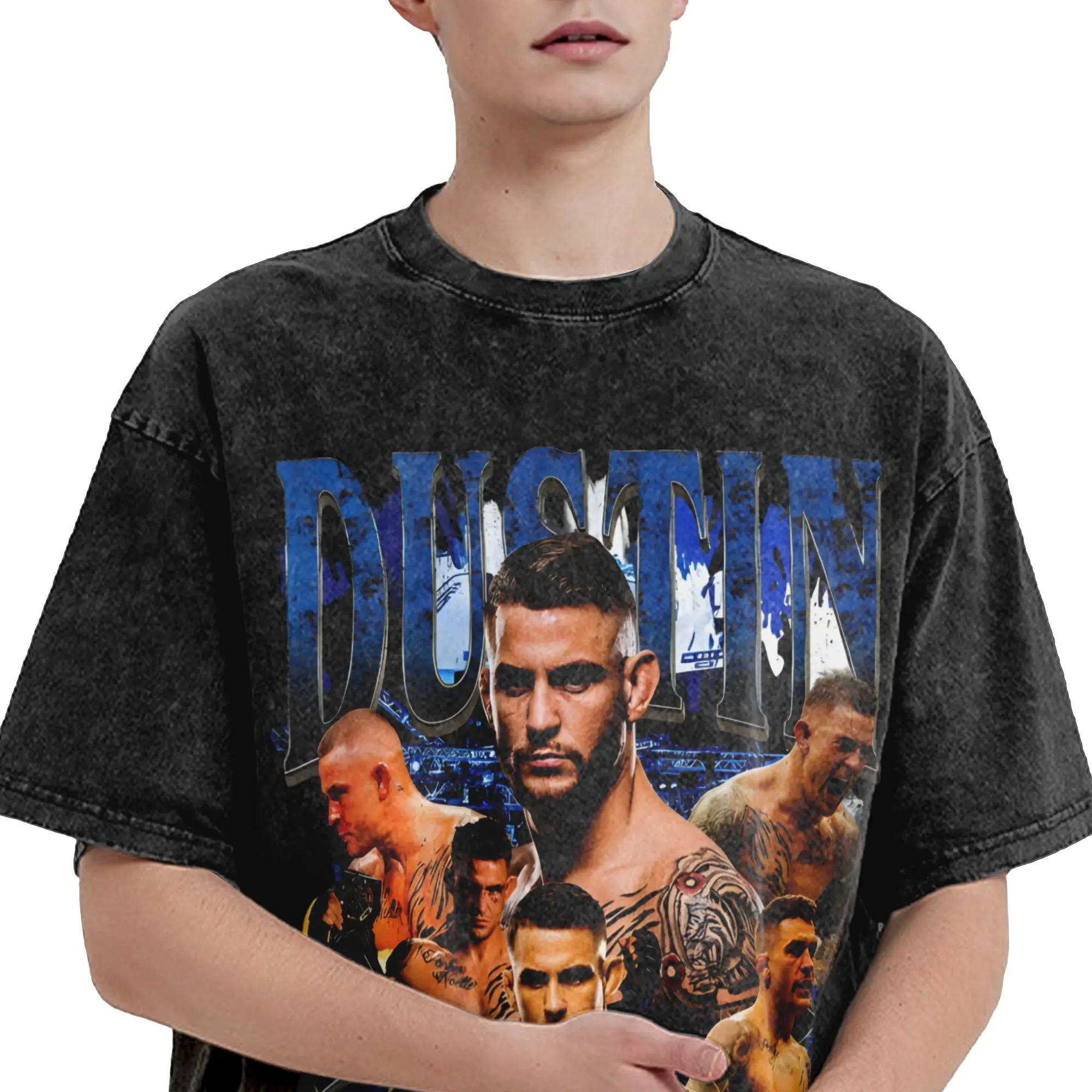 Harajuku Washed Shirt The Diamond Dustin  Outfit Vintage T Shirt High Street  Streetwear Short Sleeve Summer Tees