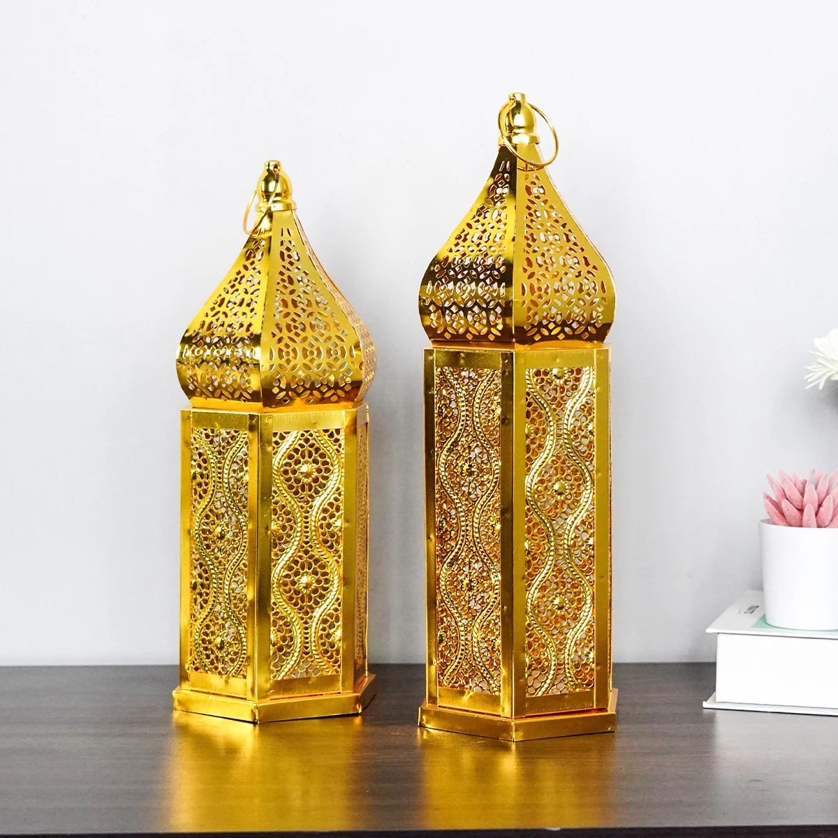 Middle East lamp table Ramadan LED night lamp Islamic Muslim Home Decor Light Ornaments Hanging decoration (without batteries)