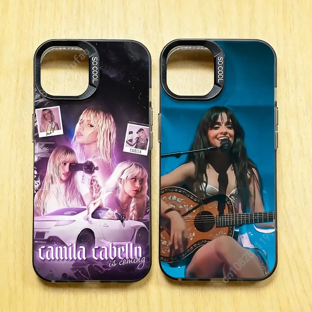 

C-Camila Cabello-S Concert Phone Case for iPhone 17 16 15 Pro Plus 14 13 Max Mini 12 11 X XS Air TPU Bumper