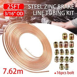 16PCS Tube Nuts Car Roll Tube Coil of 3/16